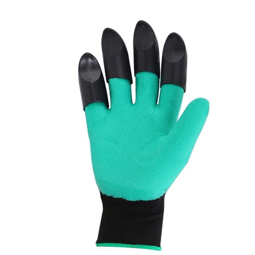 Waterproof Gardening Gloves with Claws for Digging & Planting (1 Pair)