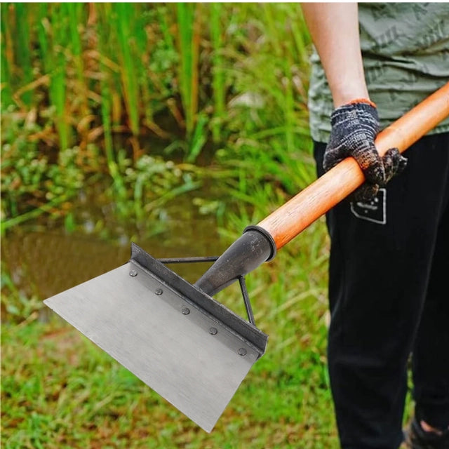 Heavy Duty Steel Garden Weeder & Scraper Tool for Weeds and Grass