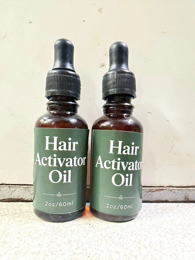 Hair Activator Oil with Dropper | Nourishing Scalp Massage Oil (Pack of 2)