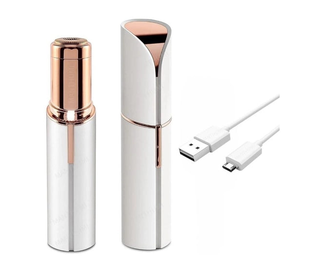 Facial Hair Remover for Women | Rechargeable Trimmer with LED Light