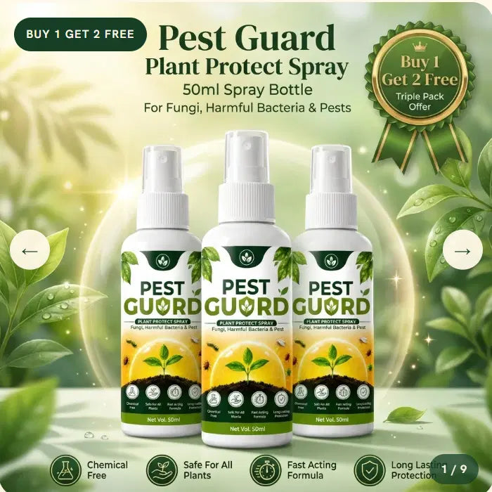 Pest Guard Plant Protect Spray 50 ml for Fungi & Pests (Pack of 3)