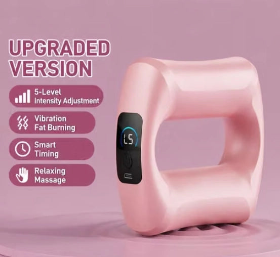 Fascial Ring Vibration Massager with 5 Intensity Levels & LED Display